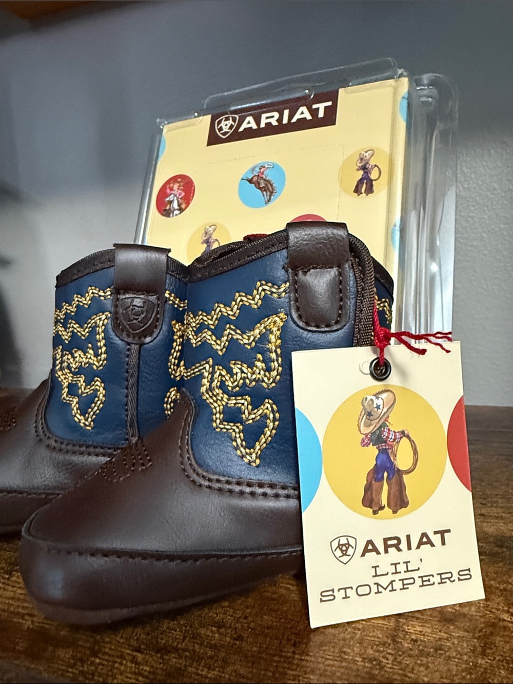 ARIAT DEADWOOD INFANT BOOTS BROWN - BOOT Baby - Picture 3 of 5